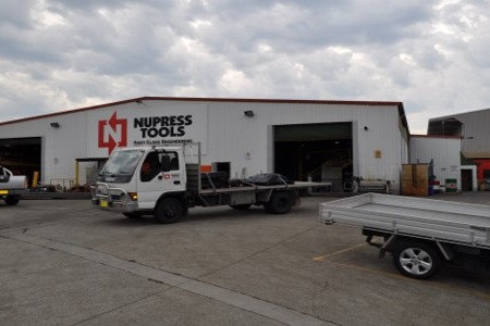 Nupress Tools warehouse and delivery truck